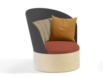 B25 - Upholstered armchair by Blå Station - view 2
